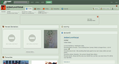 Desktop Screenshot of amberlovevixicat.deviantart.com