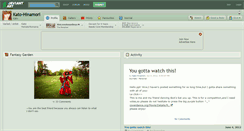 Desktop Screenshot of kato-hinamori.deviantart.com