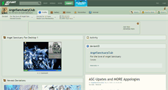 Desktop Screenshot of angelsanctuaryclub.deviantart.com