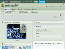 Tablet Screenshot of angelsanctuaryclub.deviantart.com
