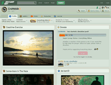 Tablet Screenshot of crowelsh.deviantart.com