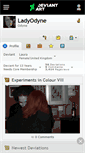 Mobile Screenshot of ladyodyne.deviantart.com
