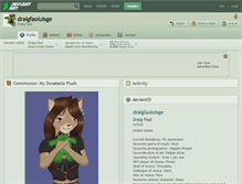 Tablet Screenshot of draigfaoluisge.deviantart.com