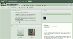 Desktop Screenshot of fans-of-bethesda.deviantart.com