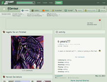 Tablet Screenshot of elzeviour.deviantart.com