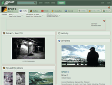 Tablet Screenshot of brice-c.deviantart.com