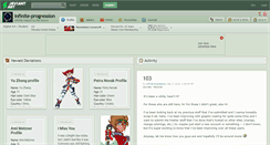Desktop Screenshot of infinite-progression.deviantart.com
