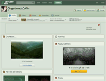 Tablet Screenshot of gingerbreadxcoffin.deviantart.com