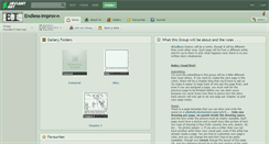 Desktop Screenshot of endless-improv.deviantart.com