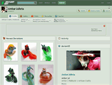 Tablet Screenshot of ambarjulieta.deviantart.com