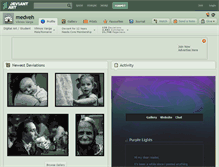 Tablet Screenshot of medveh.deviantart.com