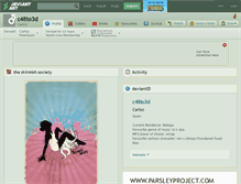 Tablet Screenshot of c4lito3d.deviantart.com