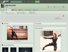 Tablet Screenshot of lady-skywalker.deviantart.com