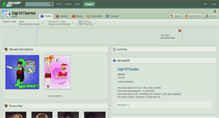 Desktop Screenshot of gigi101samba.deviantart.com