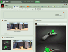Tablet Screenshot of one3.deviantart.com