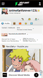 Mobile Screenshot of animefanforever123.deviantart.com