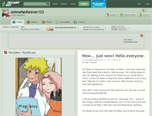 Tablet Screenshot of animefanforever123.deviantart.com
