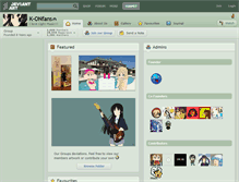 Tablet Screenshot of k-onfans.deviantart.com