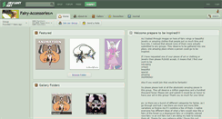 Desktop Screenshot of fairy-accessories.deviantart.com