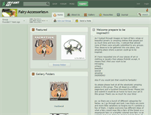 Tablet Screenshot of fairy-accessories.deviantart.com