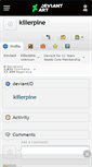 Mobile Screenshot of killerpine.deviantart.com