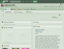 Tablet Screenshot of kaijuverse1954.deviantart.com