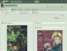 Tablet Screenshot of maliceingothland.deviantart.com