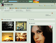 Tablet Screenshot of hey-aleph-shin.deviantart.com