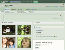 Tablet Screenshot of carry-a-gun.deviantart.com
