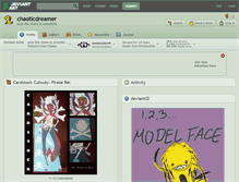Tablet Screenshot of chaoticdreamer.deviantart.com