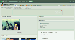 Desktop Screenshot of naruto-x-amaru.deviantart.com
