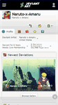 Mobile Screenshot of naruto-x-amaru.deviantart.com