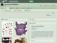 Tablet Screenshot of joeyjoejoejrshabbadu.deviantart.com