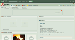 Desktop Screenshot of lady-oma.deviantart.com