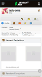 Mobile Screenshot of lady-oma.deviantart.com