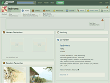Tablet Screenshot of lady-oma.deviantart.com