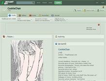 Tablet Screenshot of cookiechan.deviantart.com
