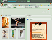 Tablet Screenshot of dejfik.deviantart.com