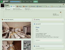 Tablet Screenshot of flinet.deviantart.com