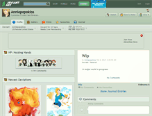 Tablet Screenshot of anniepopokios.deviantart.com