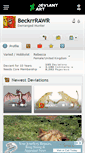 Mobile Screenshot of beckrrrawr.deviantart.com