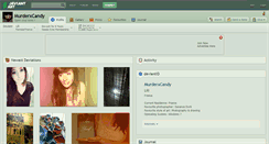 Desktop Screenshot of murderxcandy.deviantart.com