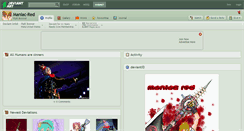 Desktop Screenshot of maniac-red.deviantart.com