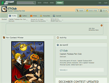 Tablet Screenshot of ct-club.deviantart.com