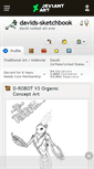 Mobile Screenshot of davids-sketchbook.deviantart.com