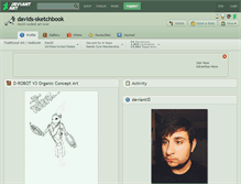 Tablet Screenshot of davids-sketchbook.deviantart.com