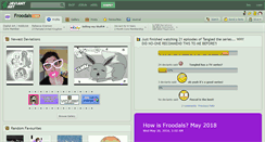 Desktop Screenshot of froodals.deviantart.com