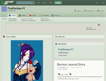 Tablet Screenshot of finalfantasy-fc.deviantart.com