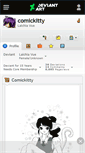 Mobile Screenshot of comickitty.deviantart.com