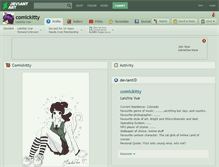 Tablet Screenshot of comickitty.deviantart.com